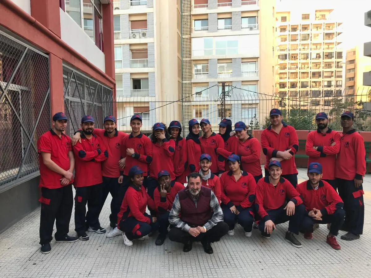 The Younes Cleaning crew